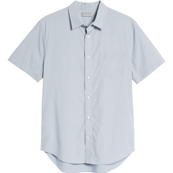Classic Fit Micro Star Short Sleeve Sport Shirt - Picture 4 of 8